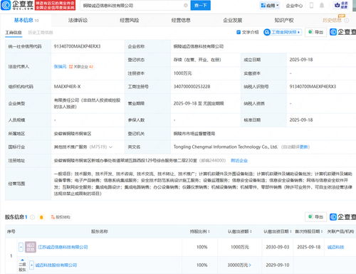 誠邁科技成立信息科技公司，拓展互聯網安全與信息系統(tǒng)集成服務